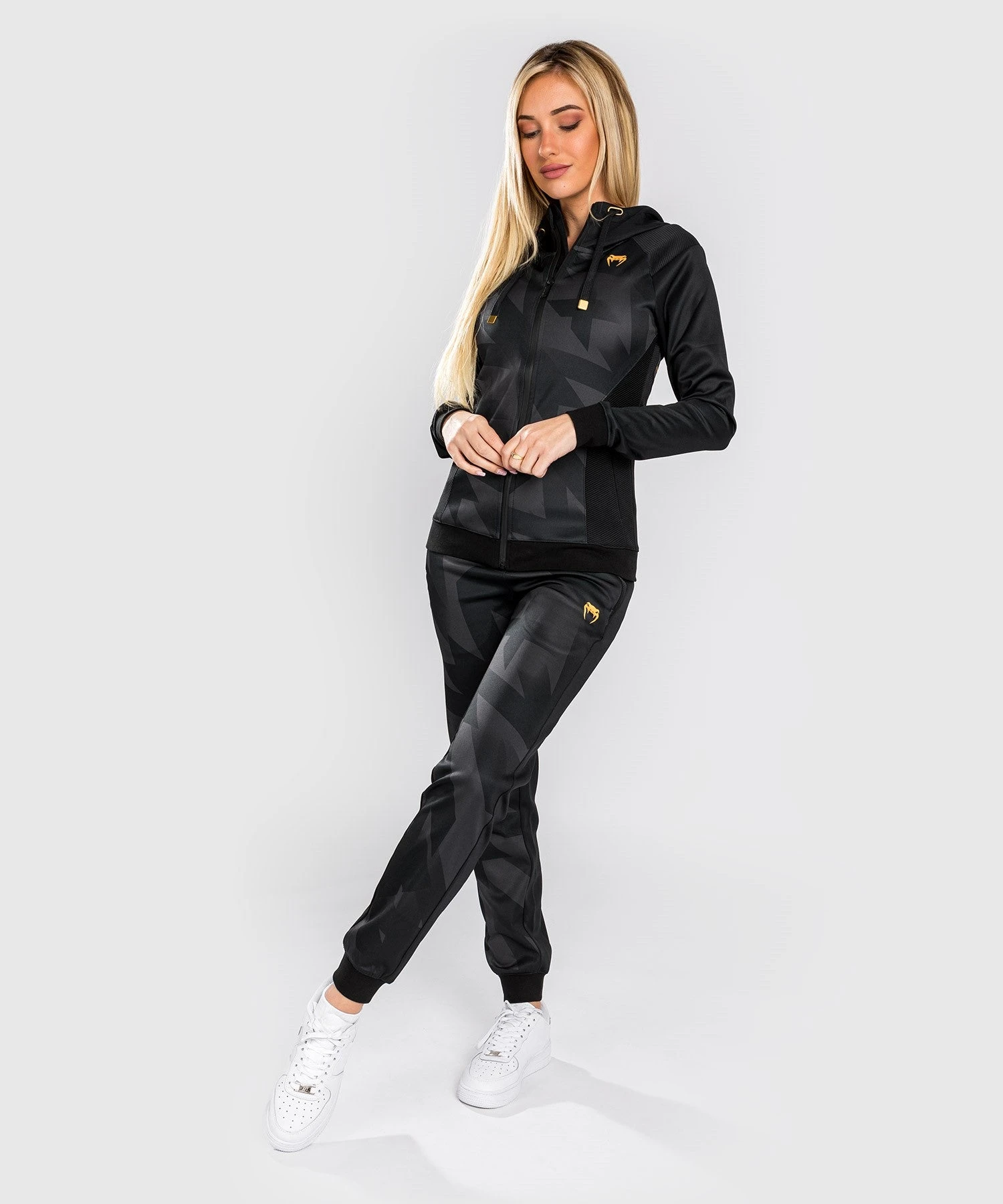 Venum Razor Hoodie - For Women - Black/Gold - Image 2