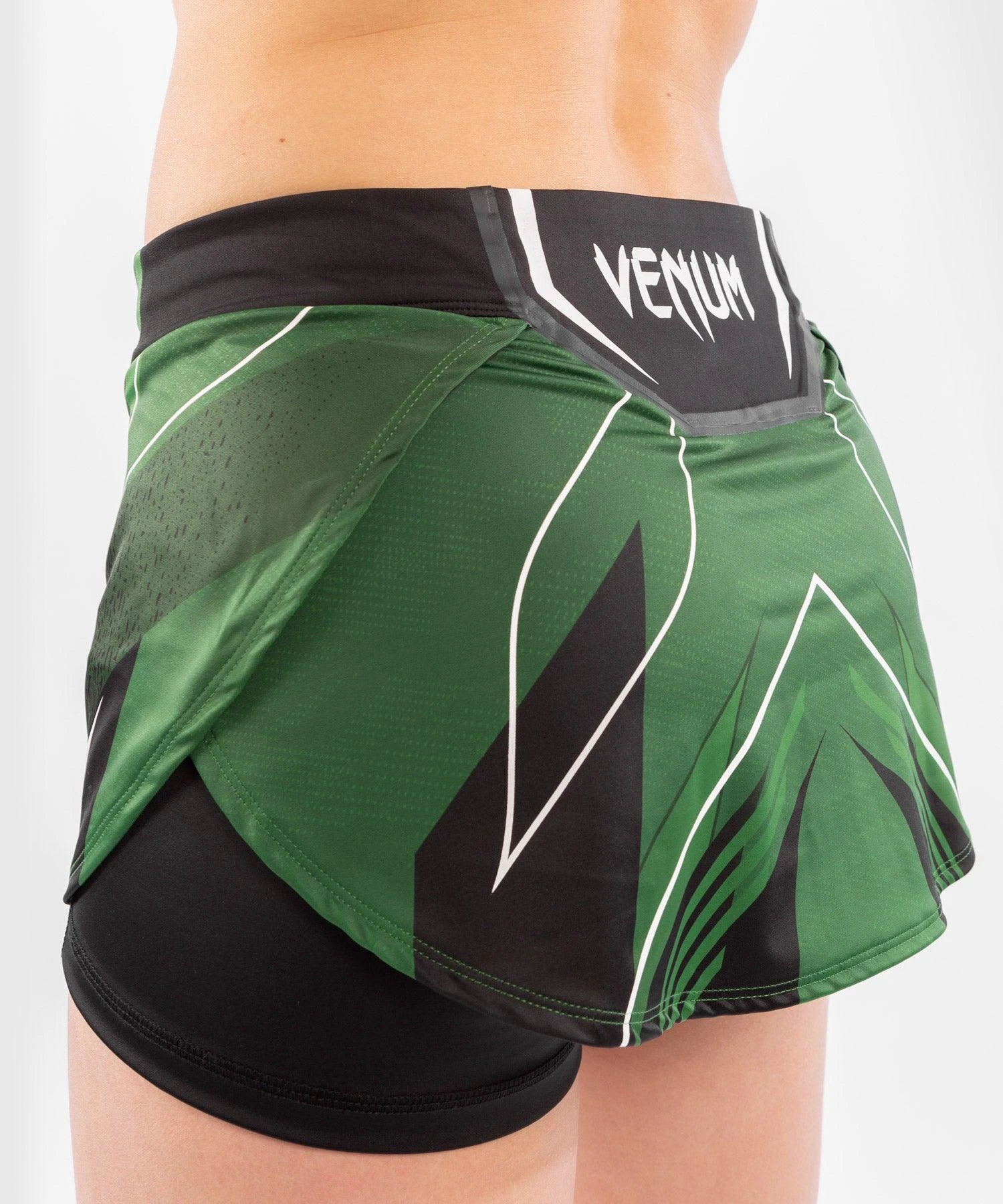 UFC Venum Authentic Fight Night Women's Skort - Green - Image 5