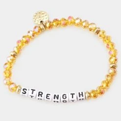 The Salted Hippie Boutique Strength Faceted Bracelet