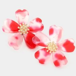 The Salted Hippie Boutique Celluloid Acetate Flower Studs