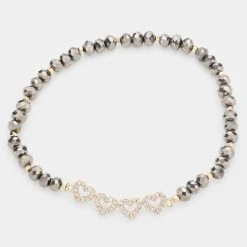 The Salted Hippie Boutique Heart Beaded Bracelet