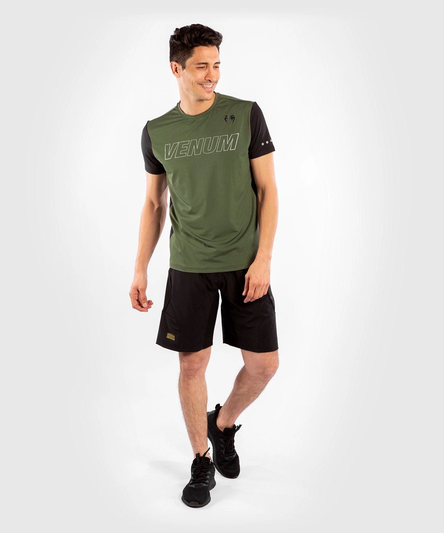 Venum Classic Evo Dry Tech T-shirt - Khaki/Silver