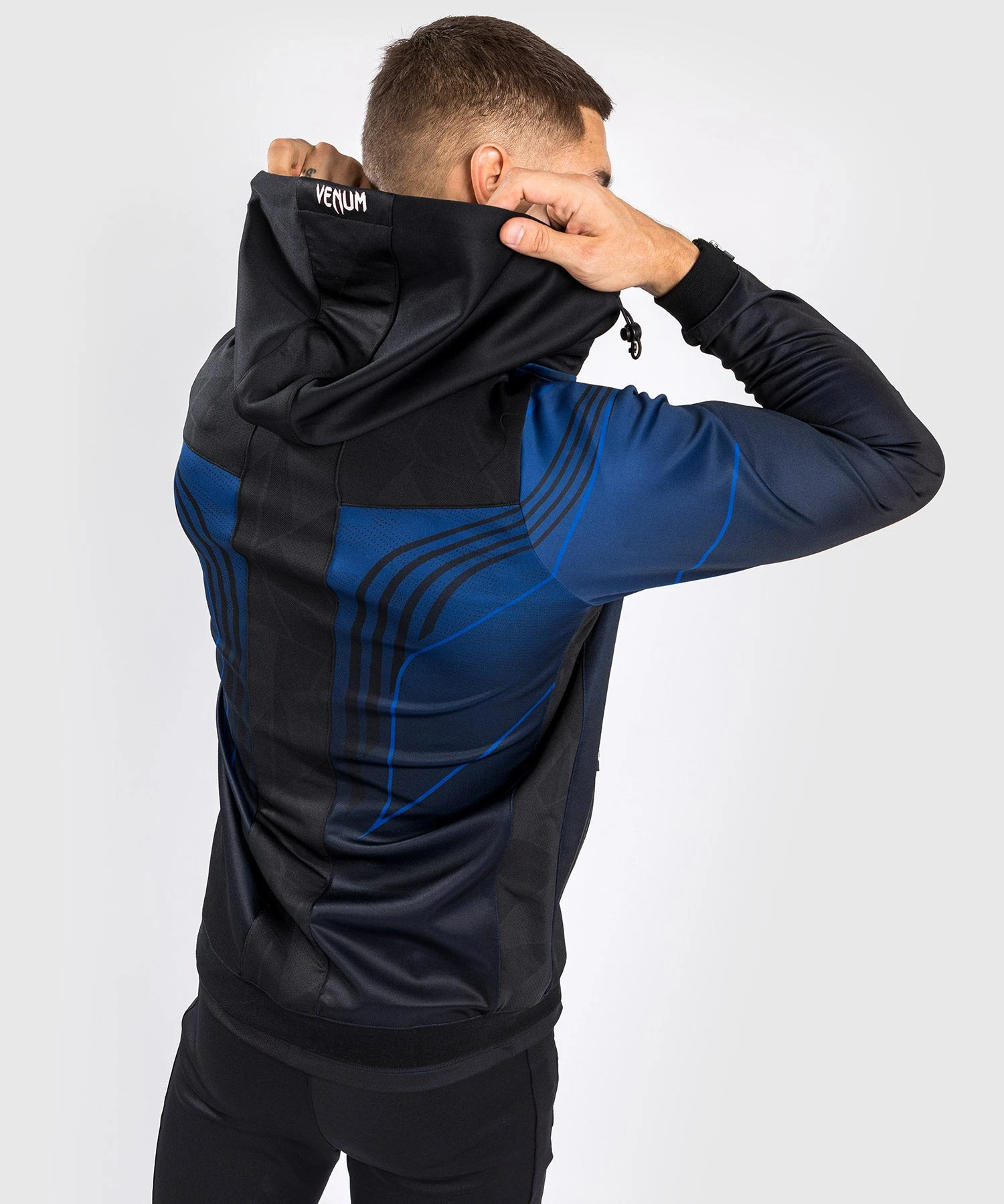 CSD FASHION UFC AUTHENTIC FIGHT NIGHT 2.0 KIT BY VENUM MEN'S WALKOUT HOODIE - Midnight Edition - Image 7