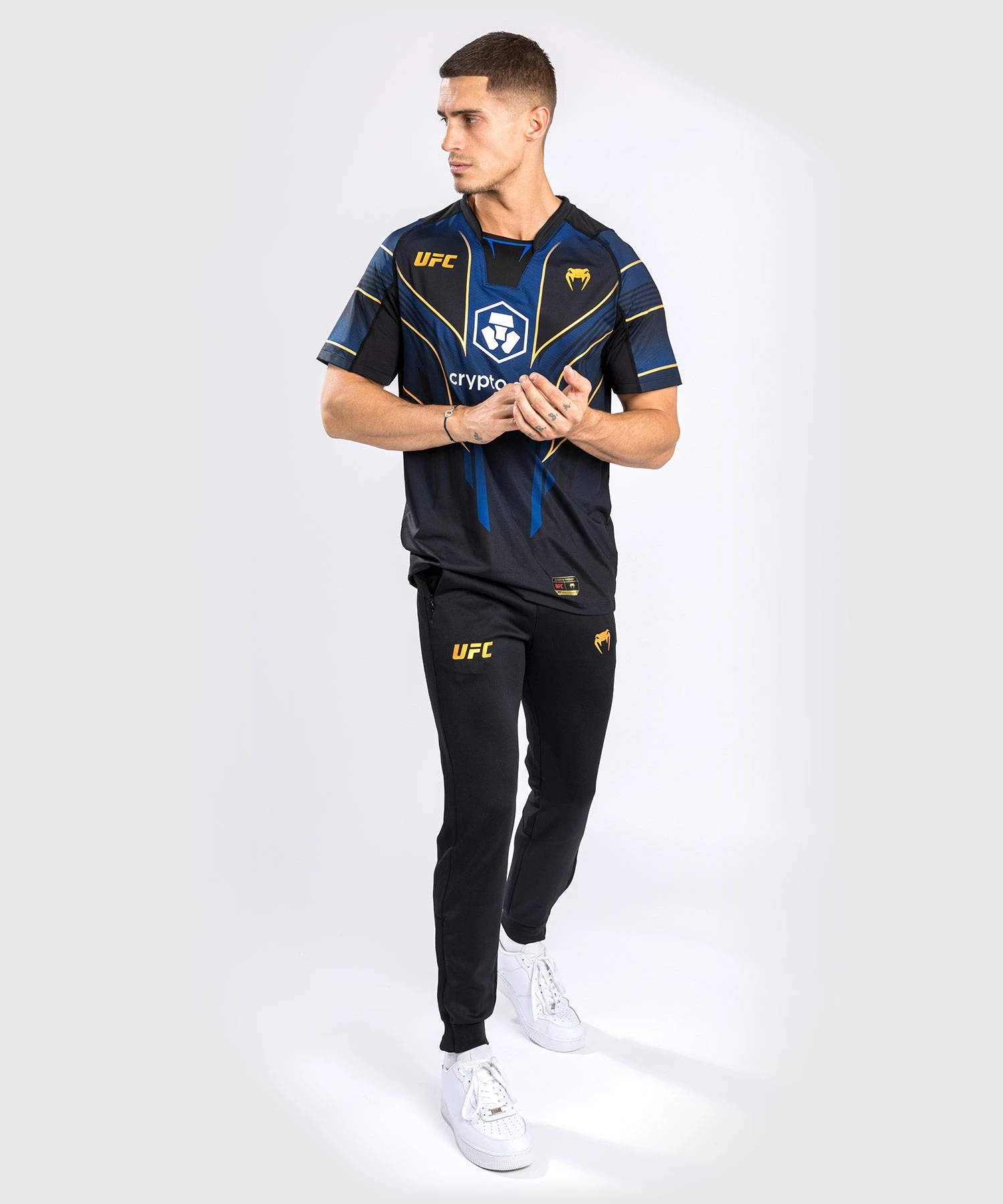 CSD FASHION UFC AUTHENTIC FIGHT NIGHT 2.0 KIT BY VENUM MEN'S WALKOUT JERSEY - Midnight - Champion - Image 3