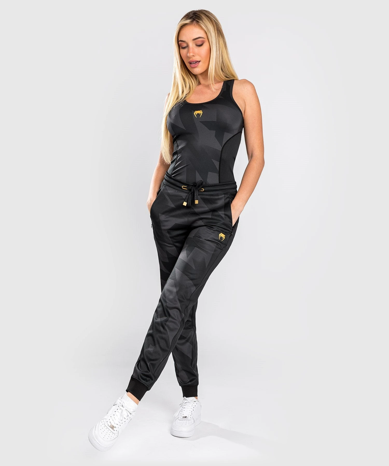 Venum Razor Joggers - For Women - Black/Gold - Image 2