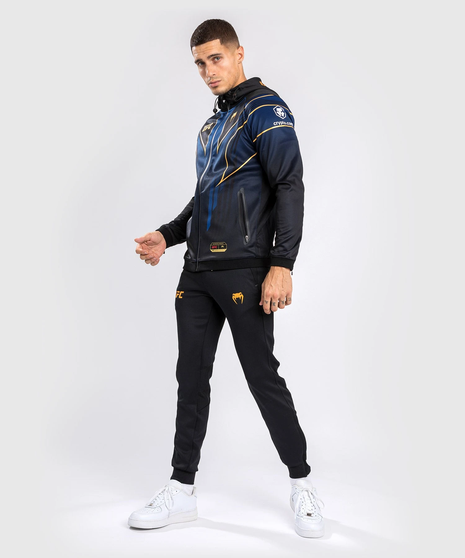 CSD FASHION UFC AUTHENTIC FIGHT NIGHT 2.0 KIT BY VENUM MEN'S WALKOUT HOODIE - Midnight Edition - Champion - Image 3
