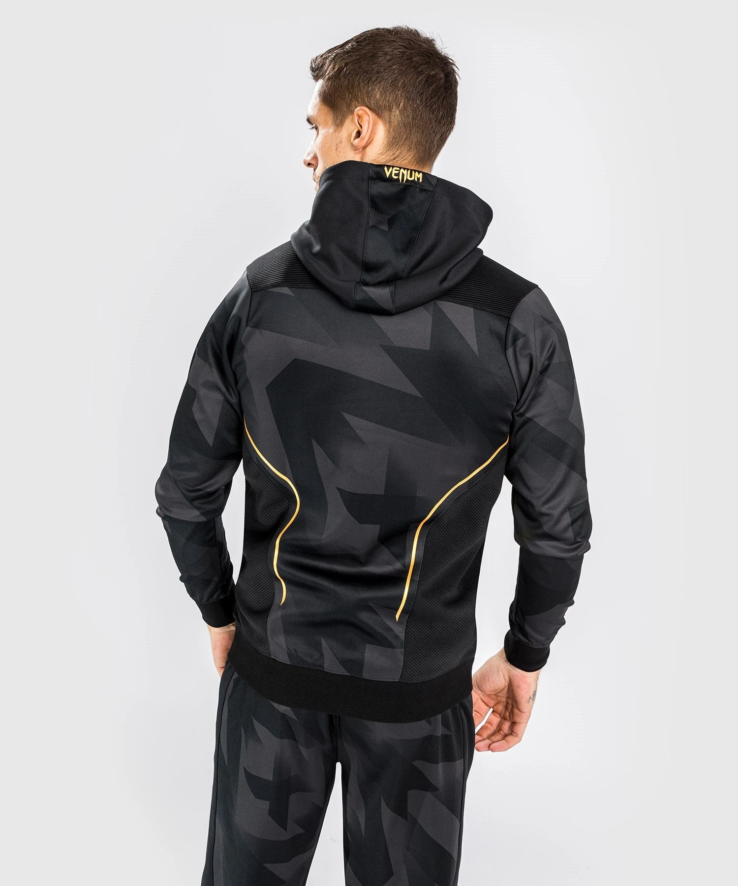 Venum Razor Hoodie - Black/Gold - Image 6