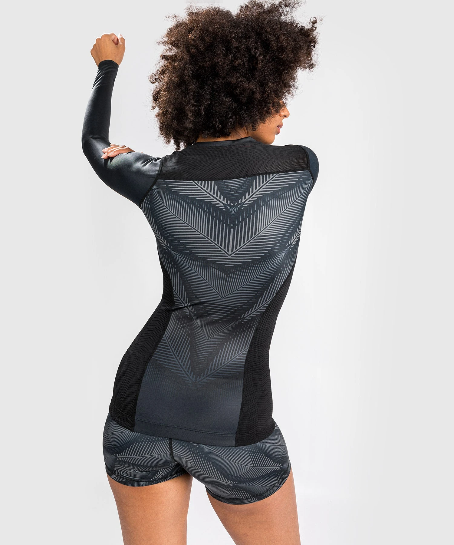 Venum Phantom Rashguard Long Sleeves - For Women - Black/Red - Image 7