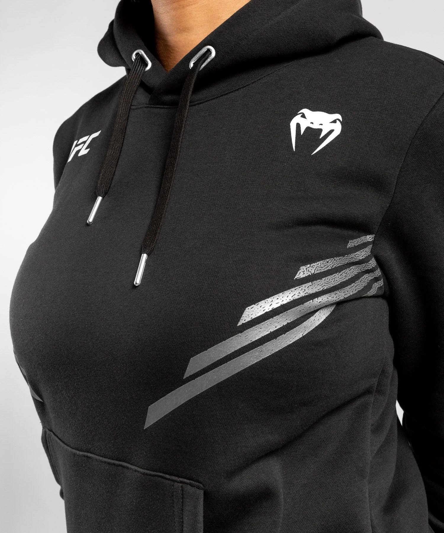 UFC Venum Replica Women's Hoodie - Black - Image 7