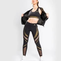 Venum Lightning Leggings 7/8 - For Women - Black/Gold