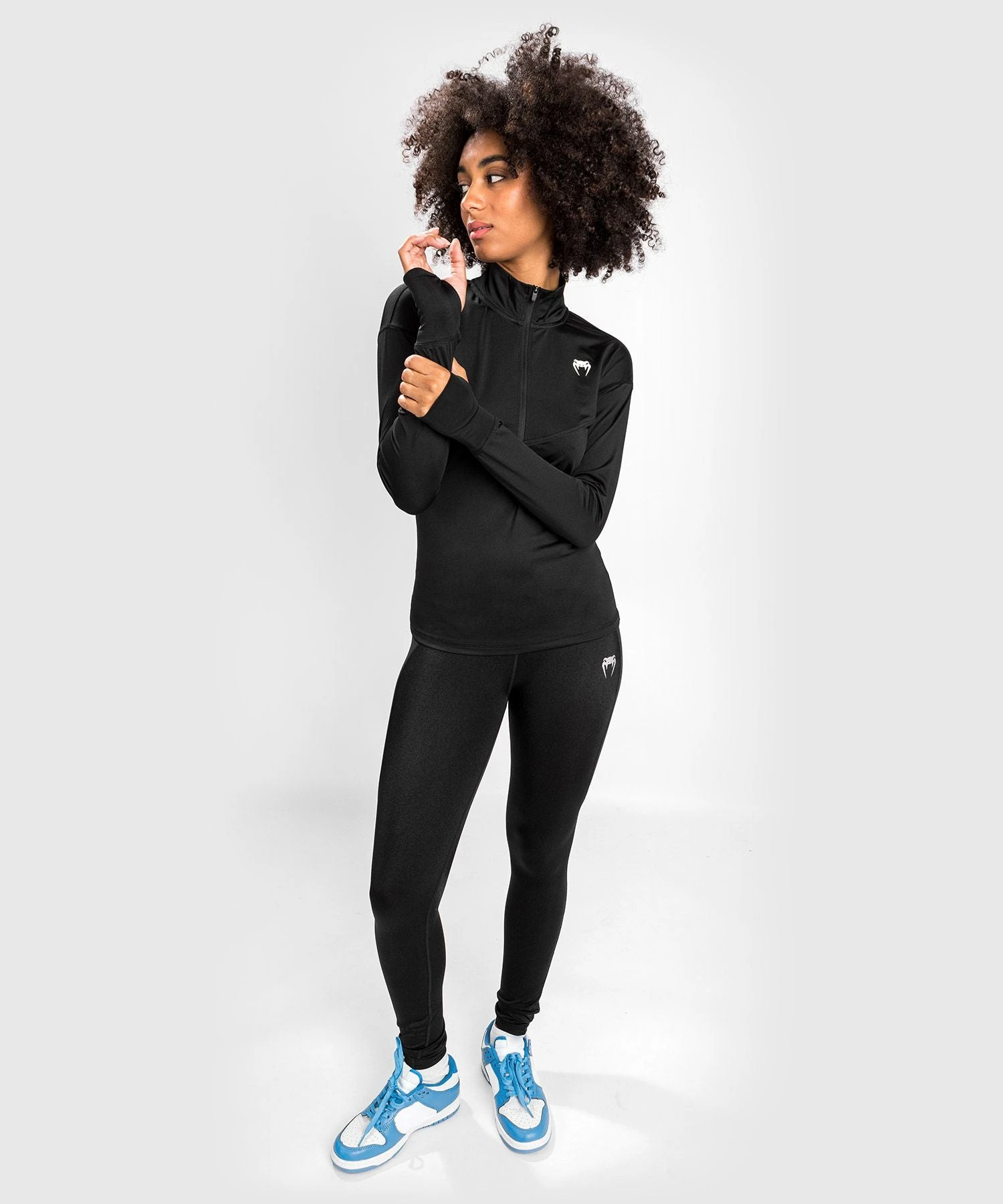 Venum Essential Women's Base Layer Top - Black - Image 7