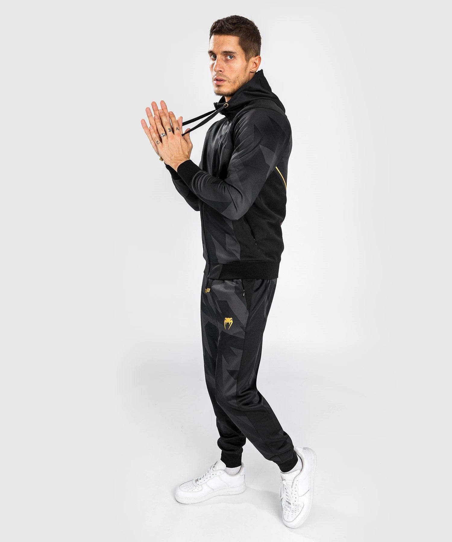 Venum Razor Hoodie - Black/Gold - Image 4