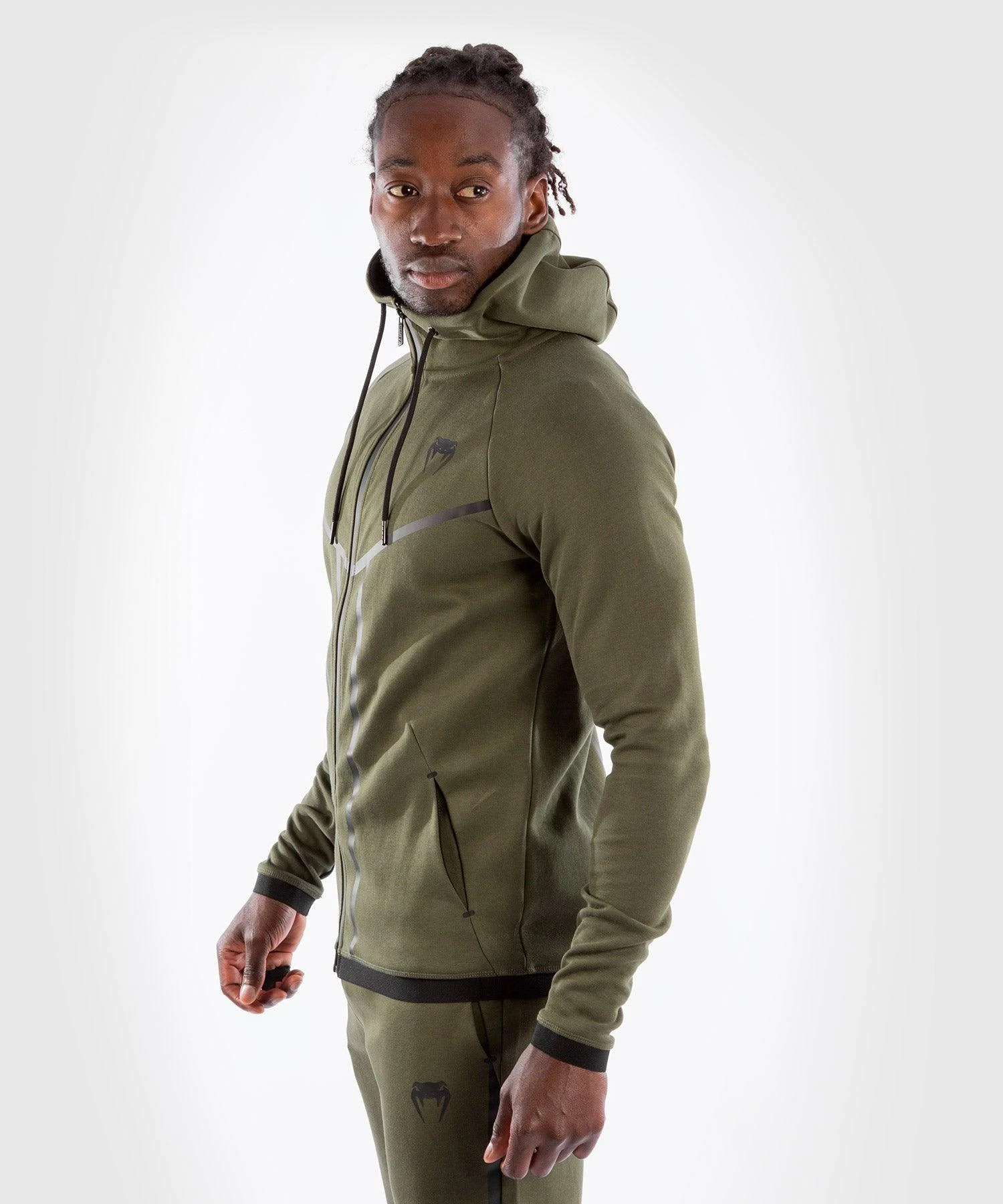 Venum Laser X Connect Hoodie - Khaki - Image 2