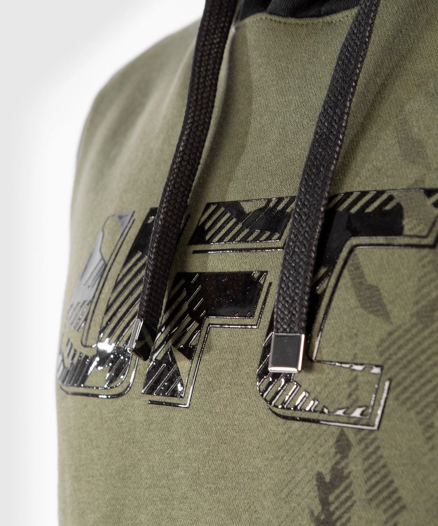 UFC Venum Authentic Fight Week Men's Pullover Hoodie - Khaki - Image 5