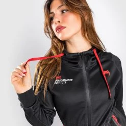 UFC Venum Performance Institute Hoodie - For Women - Black/Red