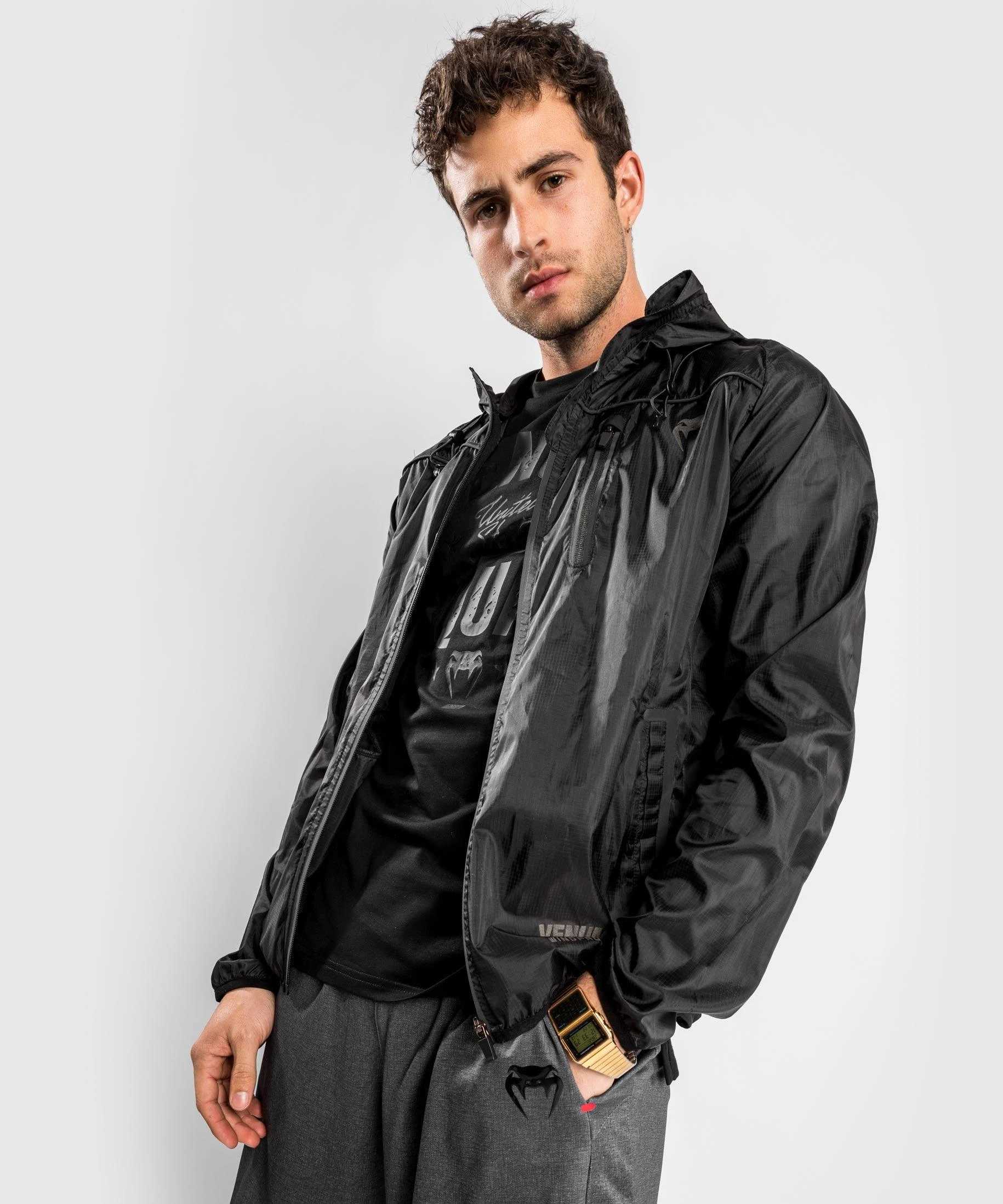 Venum Tempest 2.0 Windproof Jacket - Black - Image 3