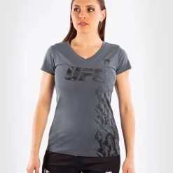 UFC Venum Authentic Fight Week Women's Short Sleeve T-shirt - Grey