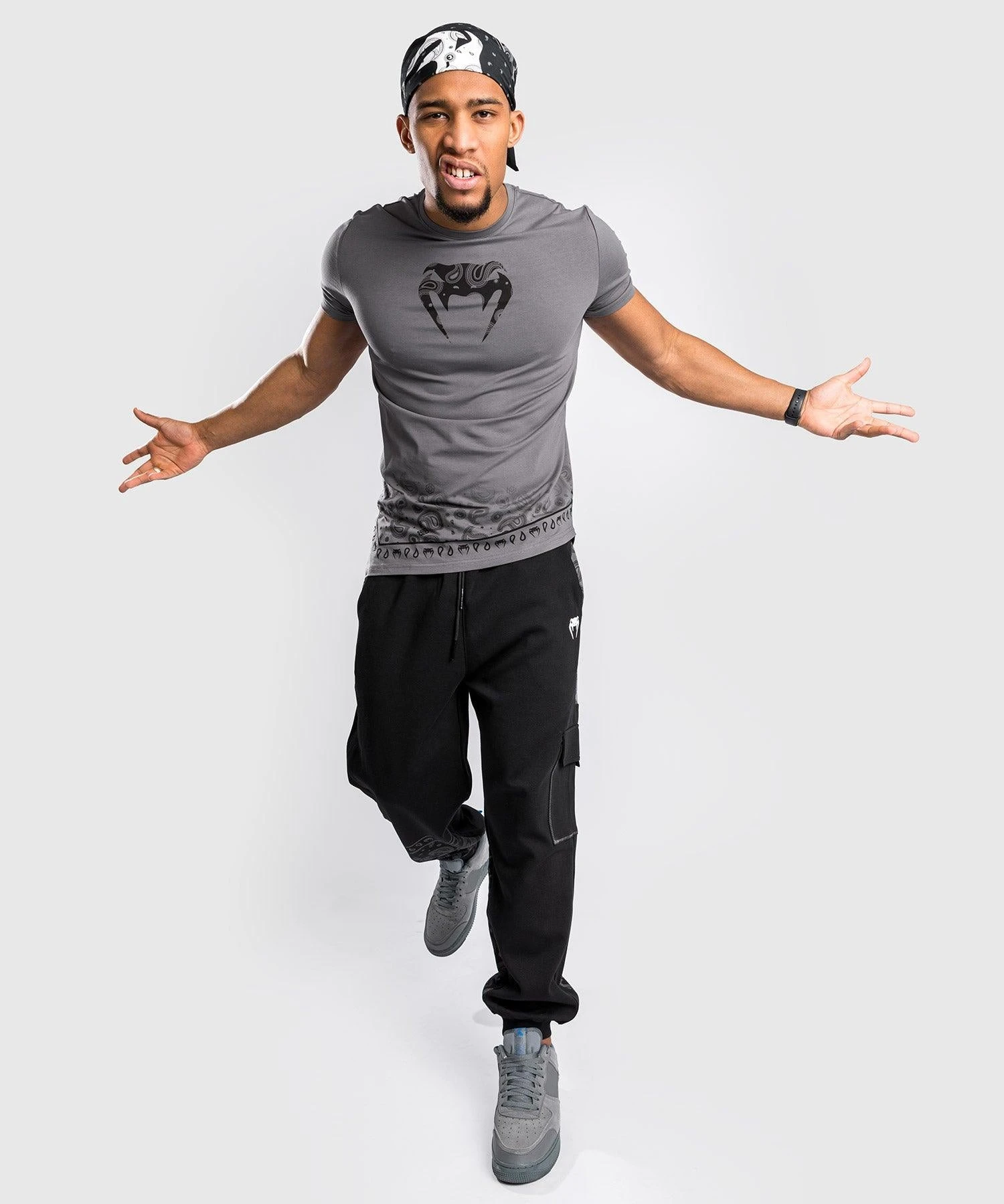 Venum Cali 34 Interference T-Shirt - Dark Grey - Image 2