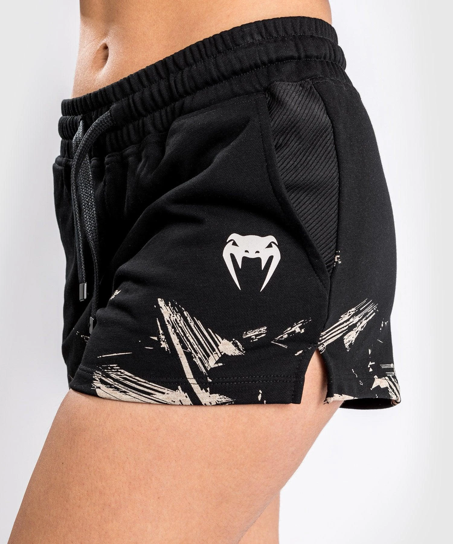UFC Venum Authentic Fight Week Women's 2.0 Short - Black/Sand - Image 3
