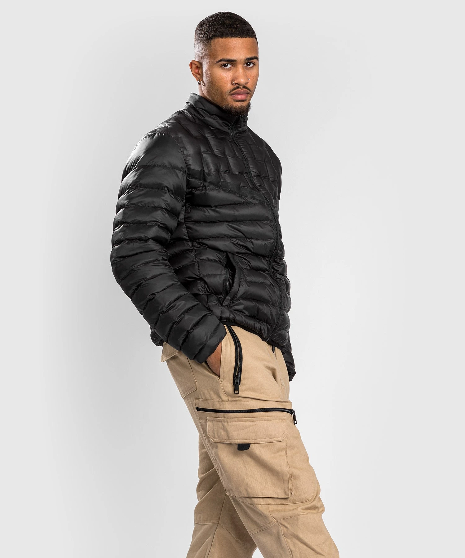 Venum Elite Light Down Jacket - Black - Image 4
