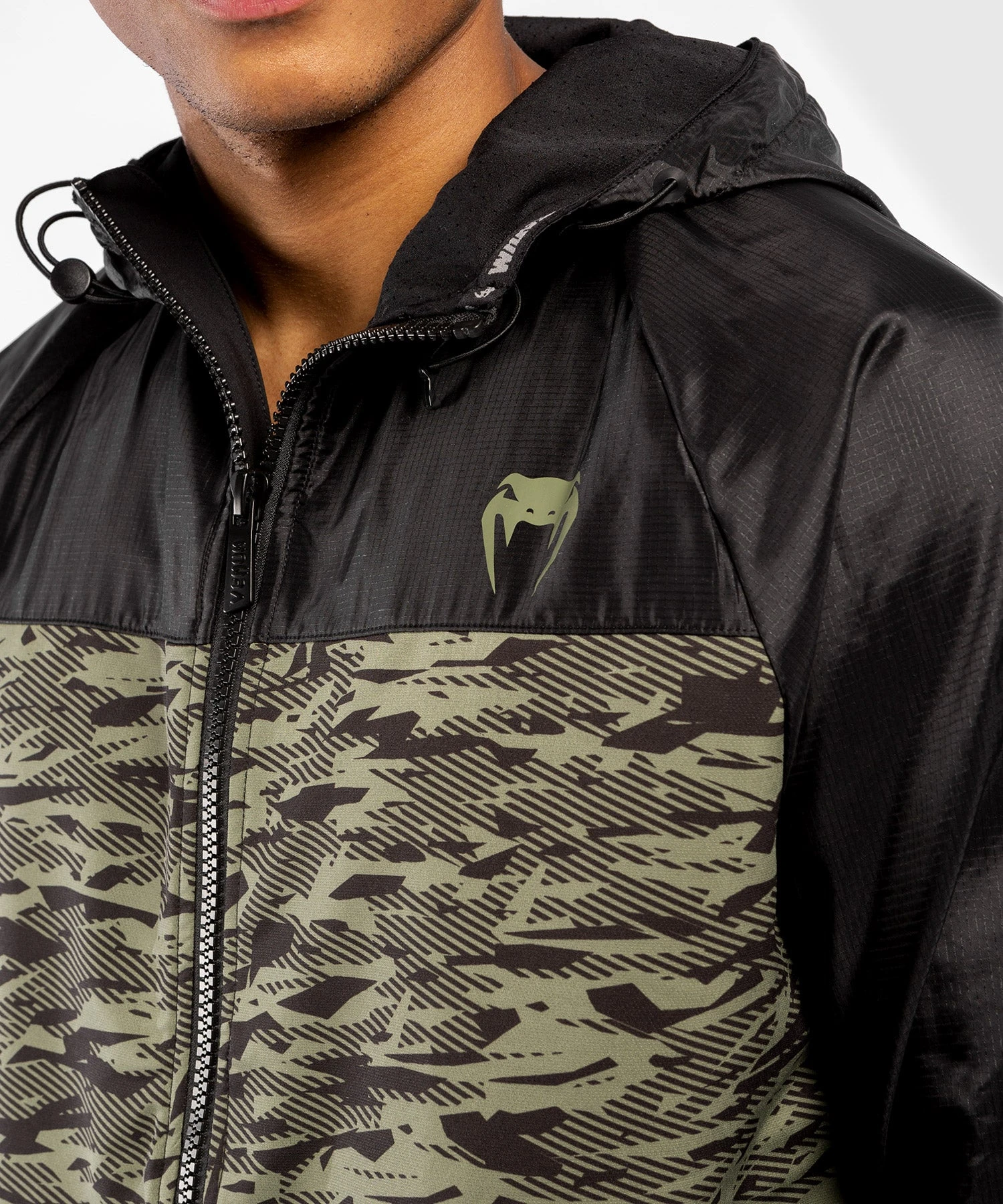 Venum Laser XT Hoodie - Black/Forest Camo - Image 7