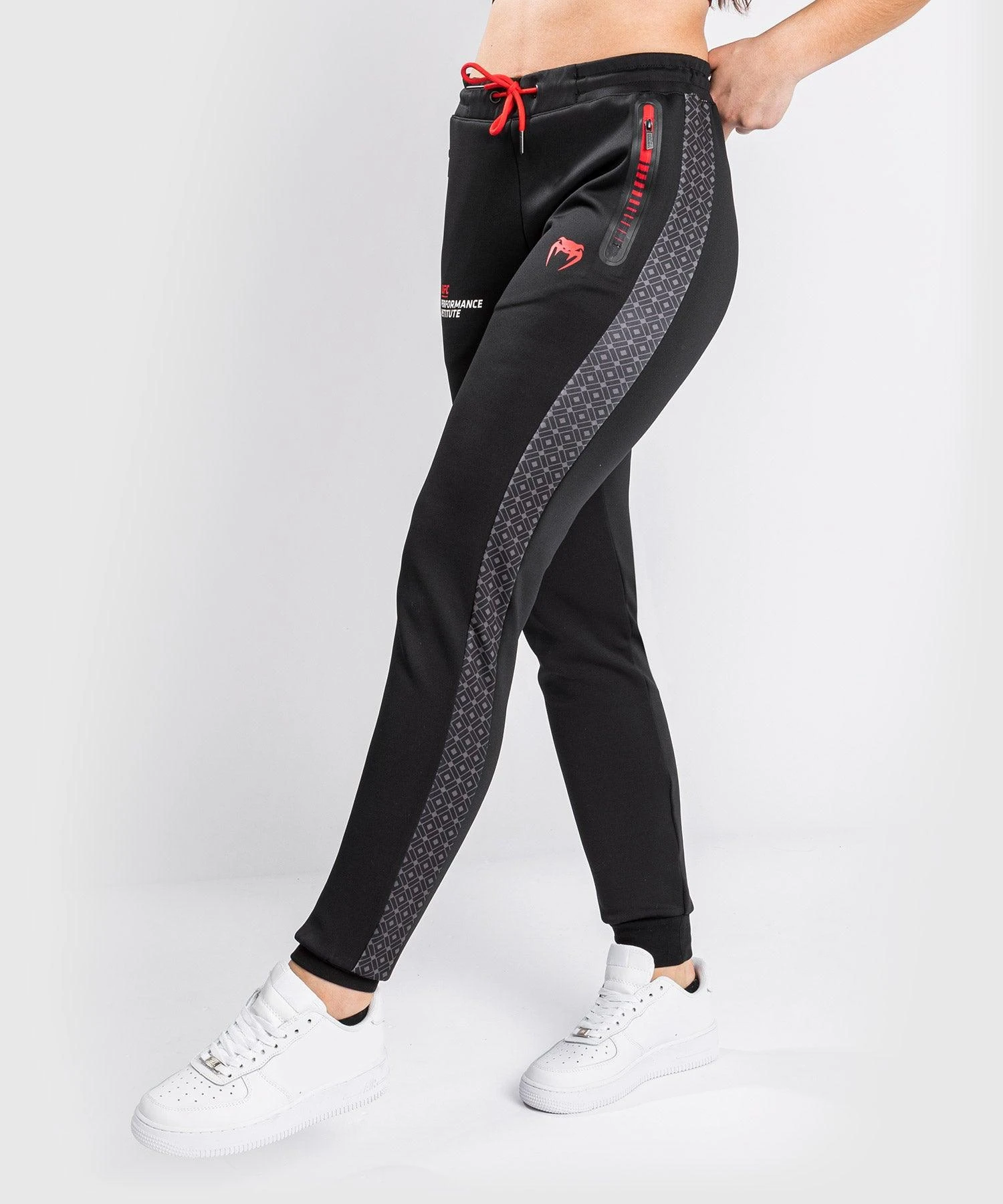 UFC Venum Performance Institute Joggers - For Women - Black/Red - Image 2