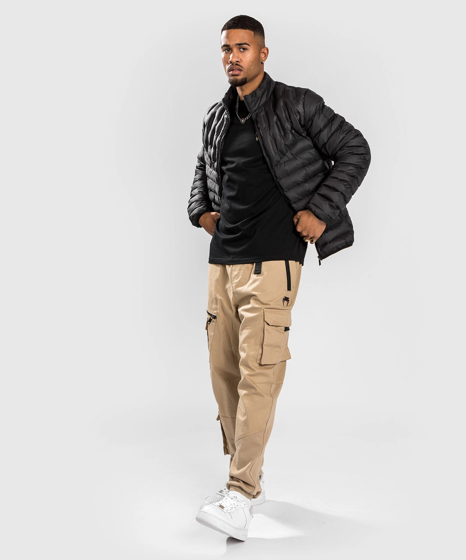 Venum Elite Light Down Jacket - Black - Image 3