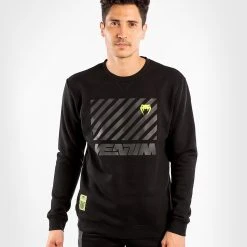 Venum Stripes Crewneck Sweatshirt - Black
