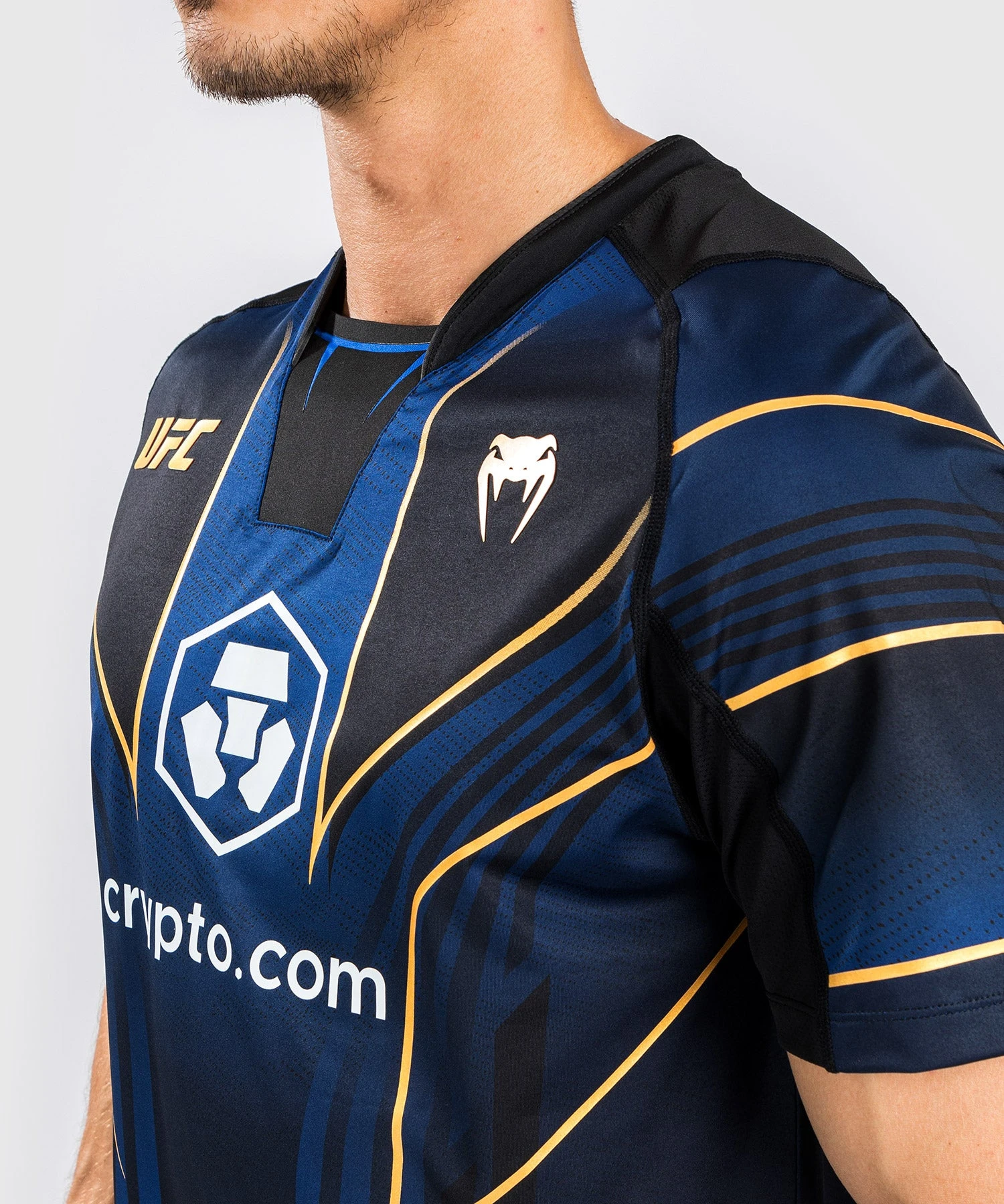 CSD FASHION UFC AUTHENTIC FIGHT NIGHT 2.0 KIT BY VENUM MEN'S WALKOUT JERSEY - Midnight - Champion - Image 6