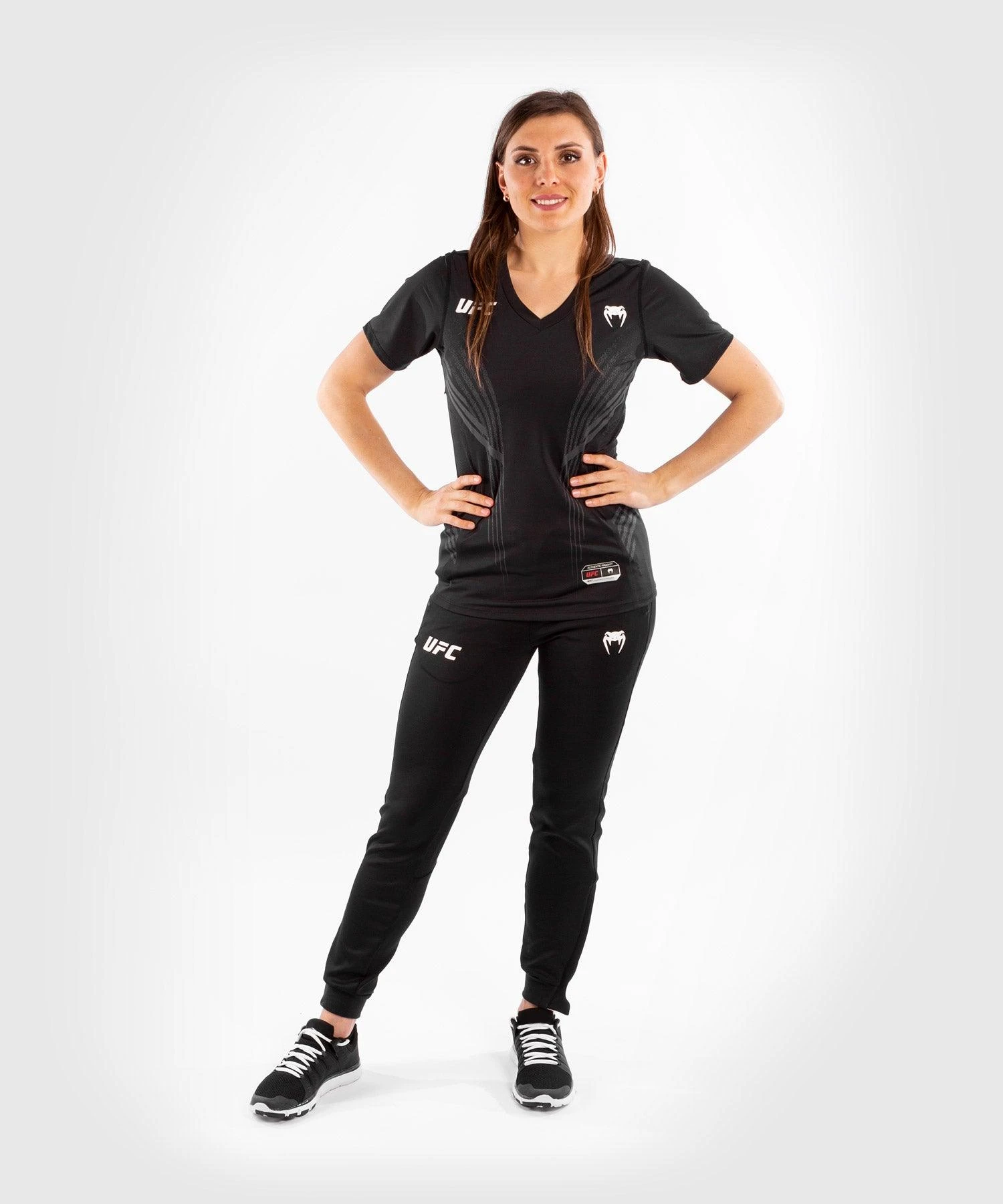 UFC Venum Personalized Authentic Fight Night Women's Walkout Jersey - Black - Image 10