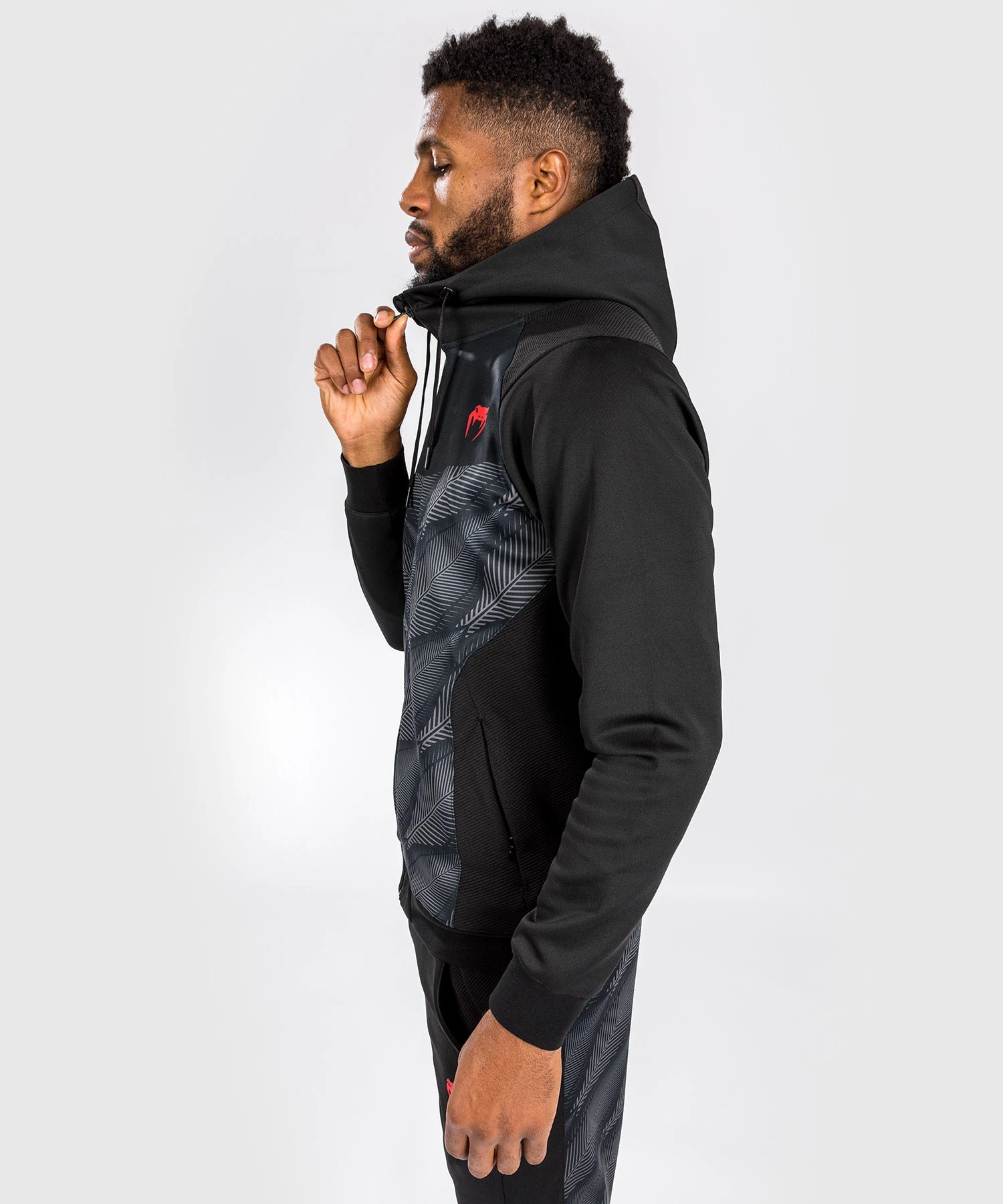 Venum Phantom Hoody - Black/Red - Image 4