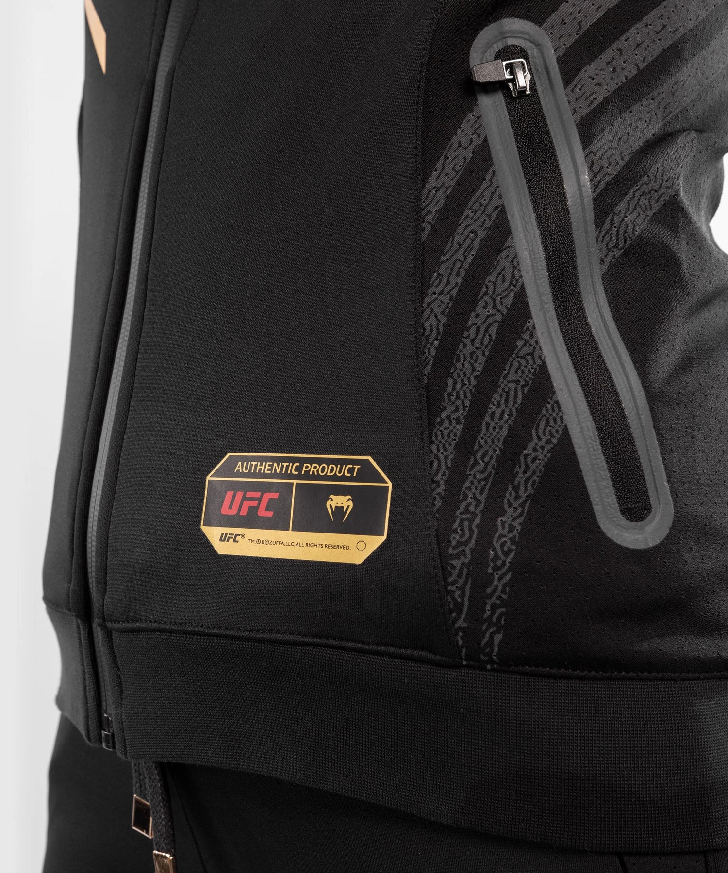 UFC Venum Fighters Authentic Fight Night Women's Walkout Hoodie - Champion - Image 8