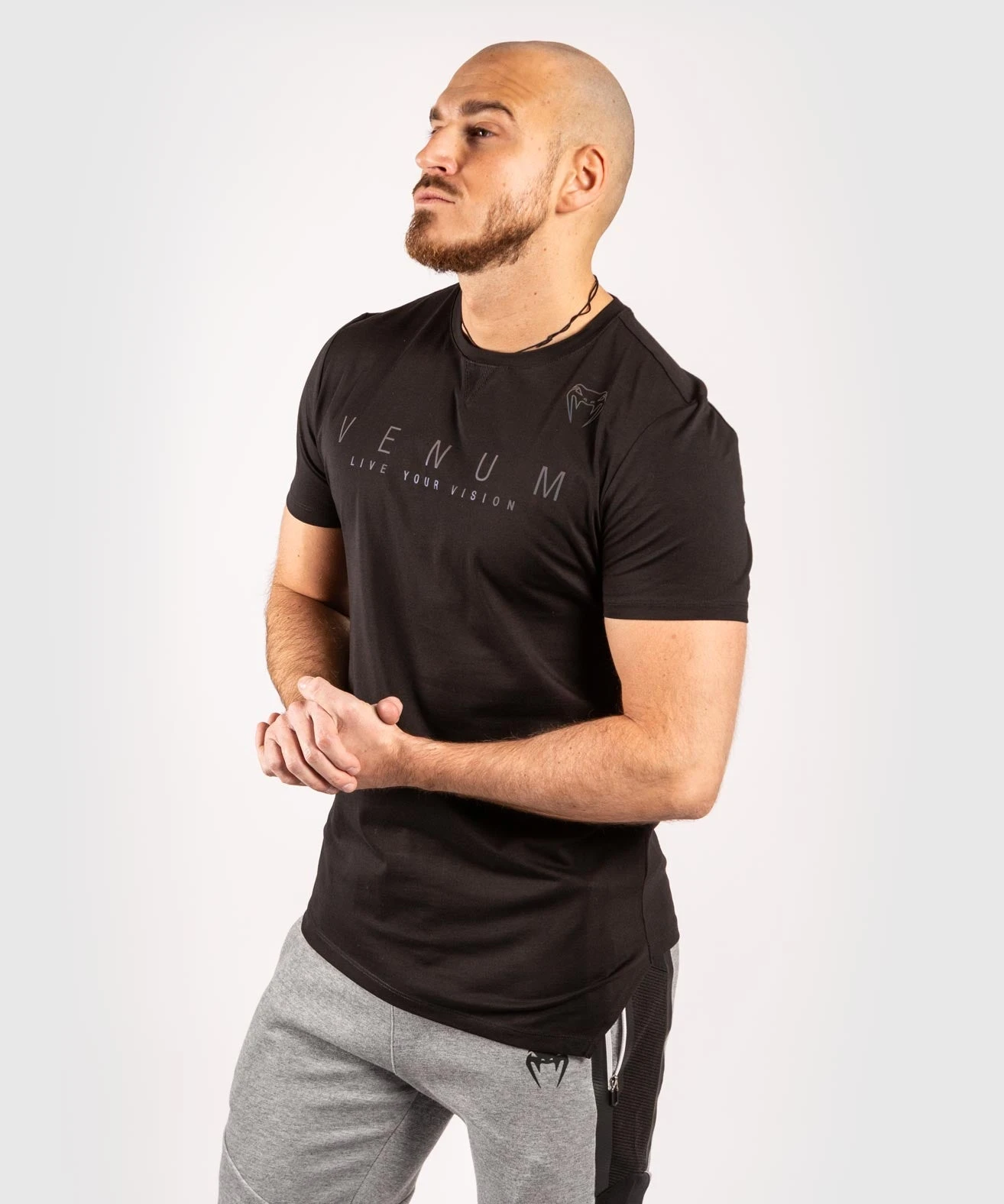 Venum LiveYourVision T-Shirt - Black/Iridescent - Image 2
