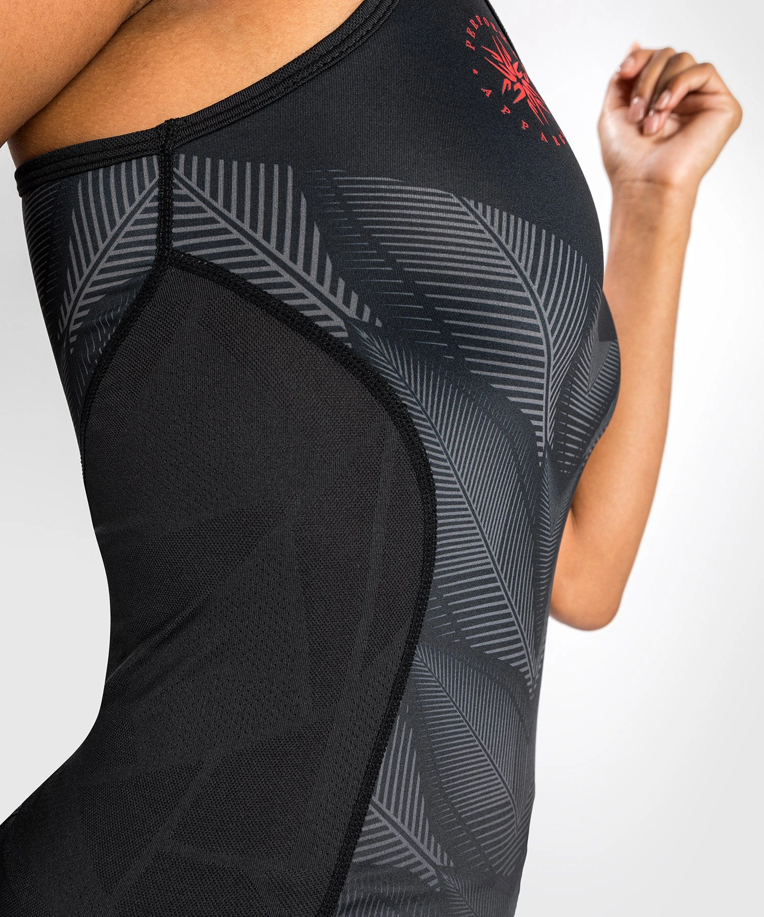 Venum Phantom Dry Tech Tank Top - For Women - Black/Red - Image 7