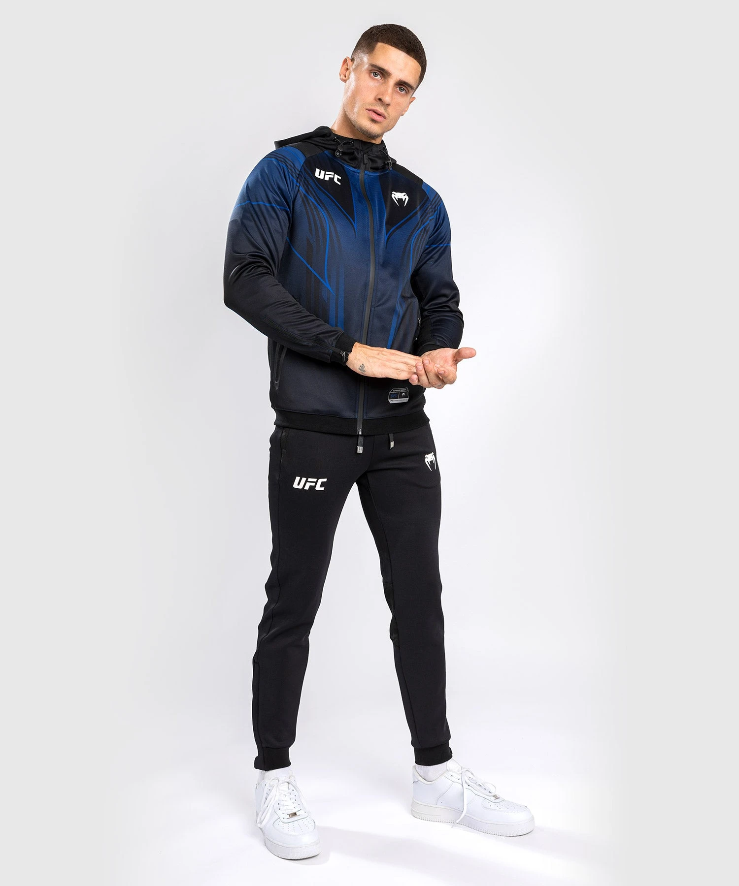 CSD FASHION UFC AUTHENTIC FIGHT NIGHT 2.0 KIT BY VENUM MEN'S WALKOUT HOODIE - Midnight Edition - Image 4