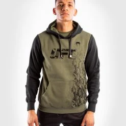 UFC Venum Authentic Fight Week Men's Pullover Hoodie - Khaki