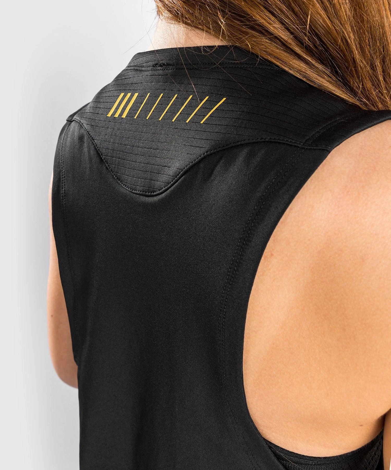 Venum Tempest 2.0 Women's Dry Tech Tank Top - Black/Gold - Image 5
