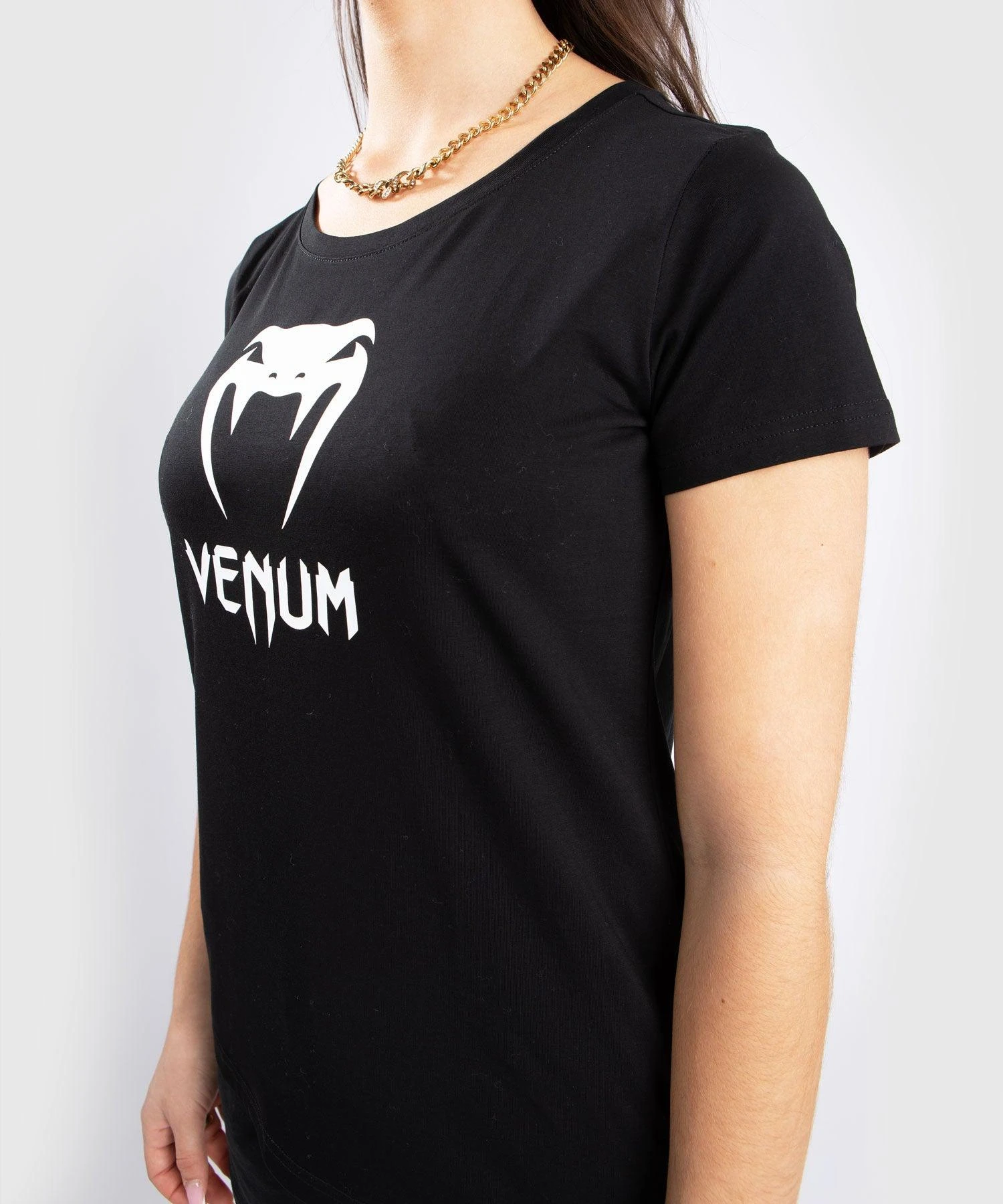 Venum Classic T-Shirt - For Women - Black - Image 4