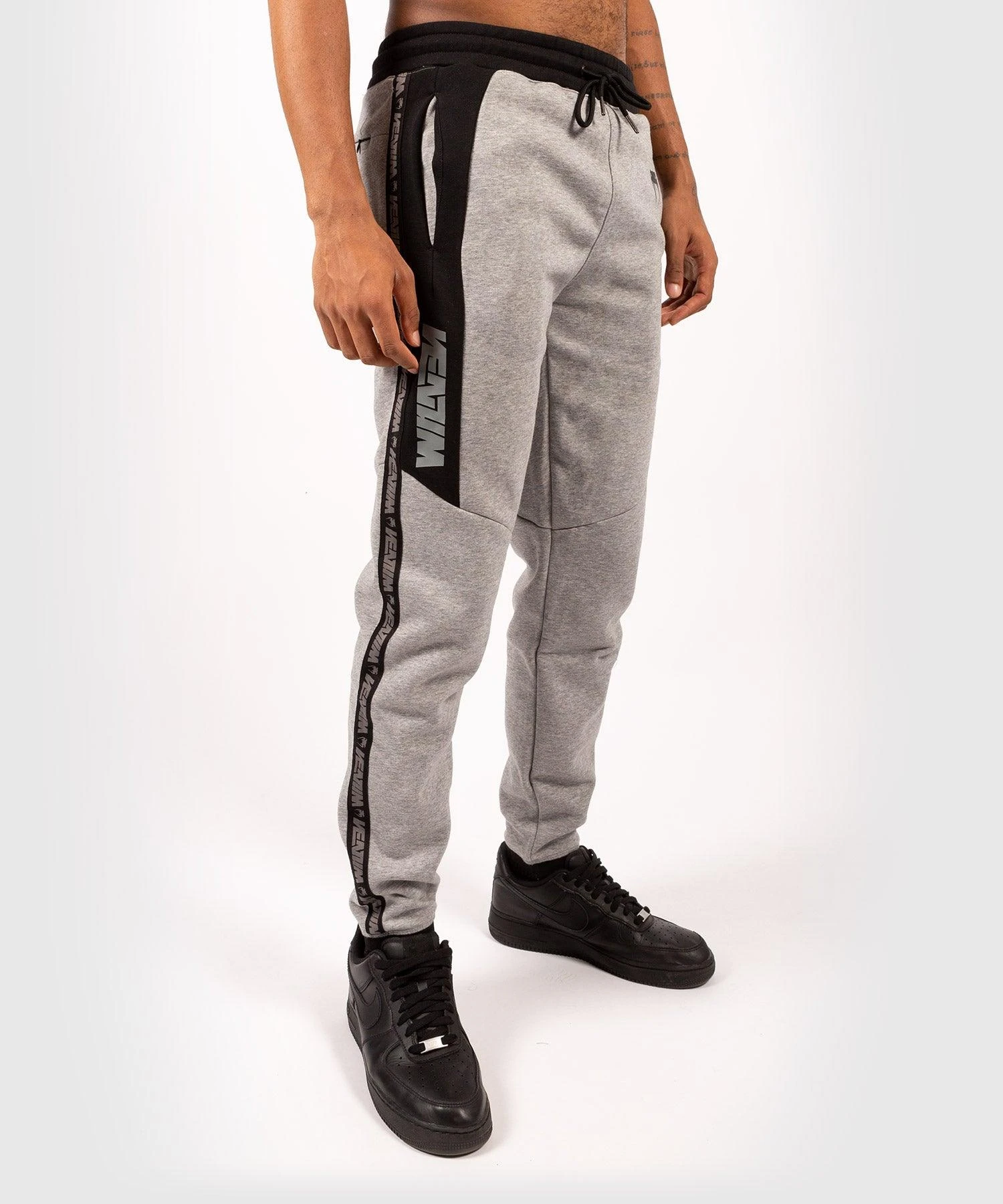 Venum Connect Jogger - Black/Dark Heather Grey - Image 4