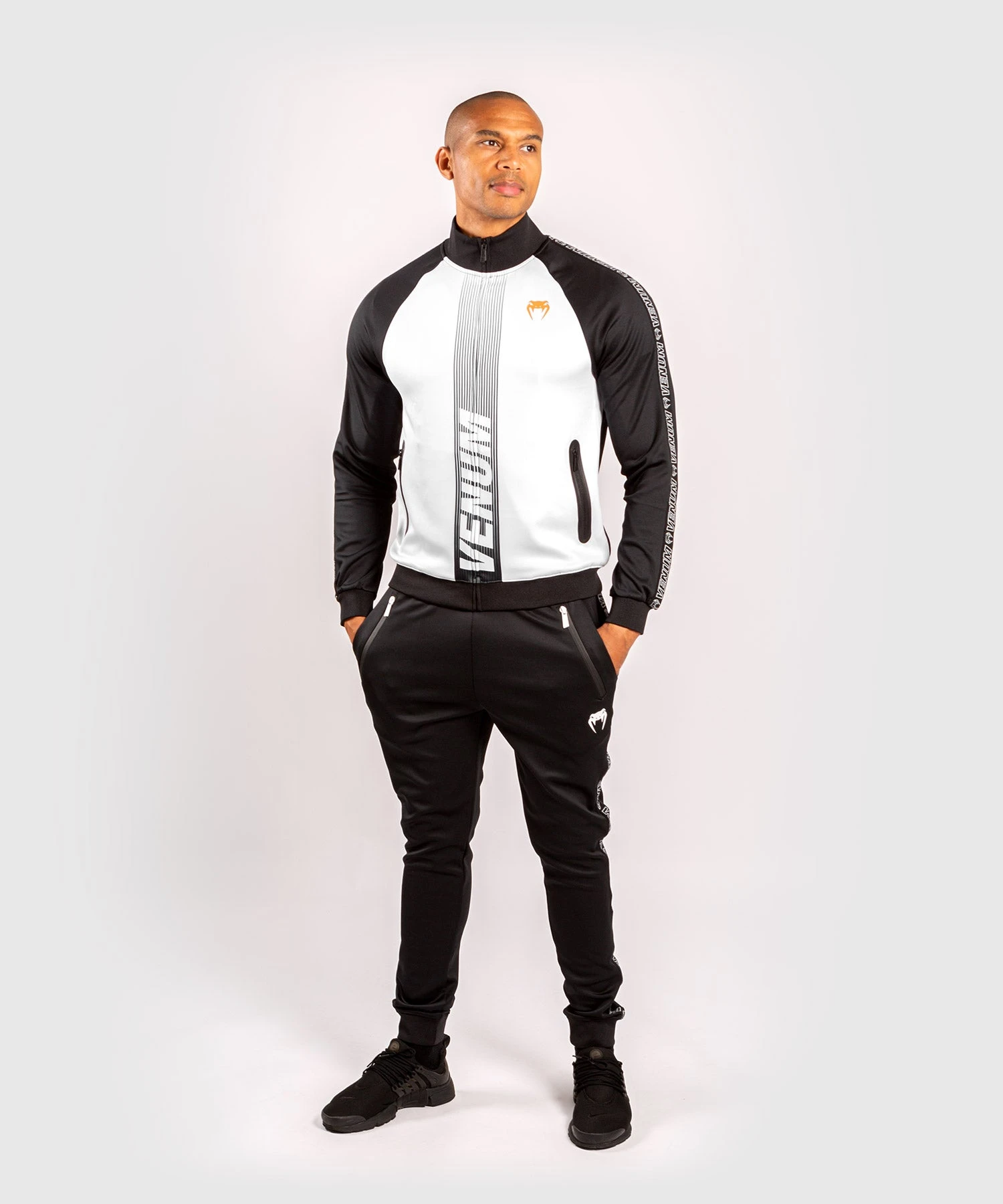 Venum Club 212 Track Jacket - Black/White - Image 9