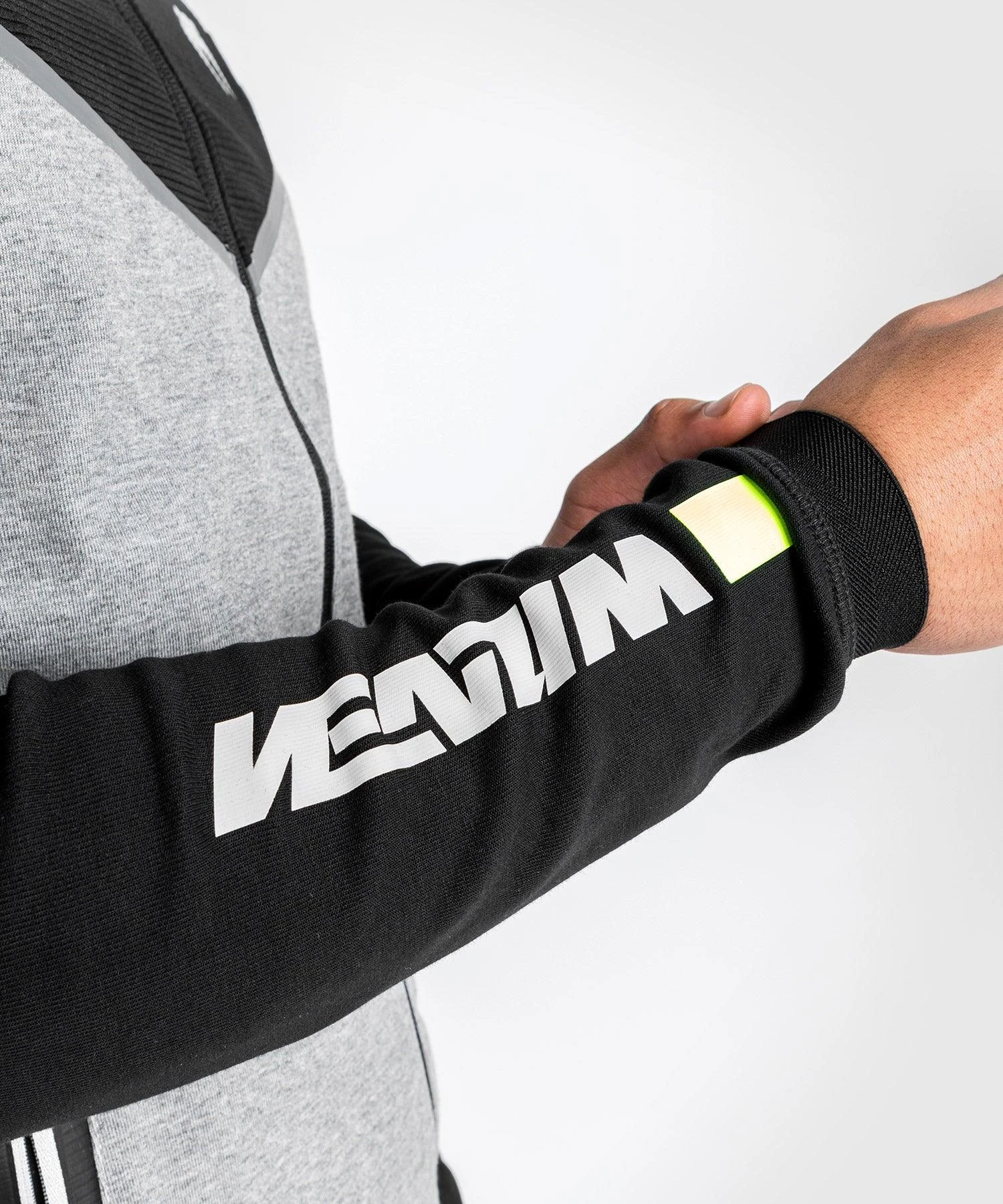Venum Laser Evo 2.0 Hoodie - Light Heather Grey - Image 7