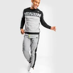 Venum Connect Crewneck Sweatshirt - Black/Dark Heather Grey