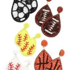 The Salted Hippie Boutique Beaded Sport Earrings