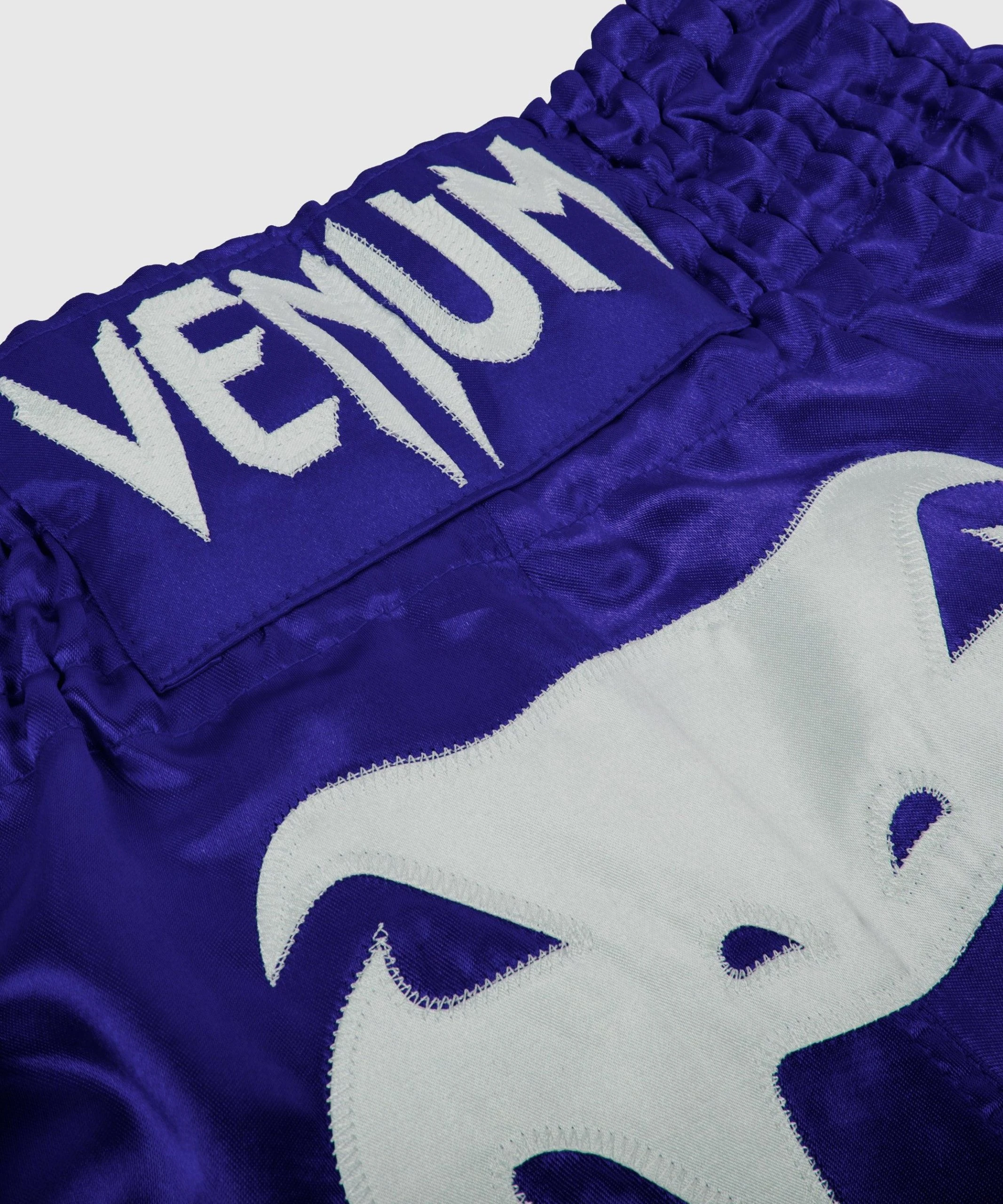 Venum Bangkok Inferno Muay Thai Shorts - Blue/White - Image 3