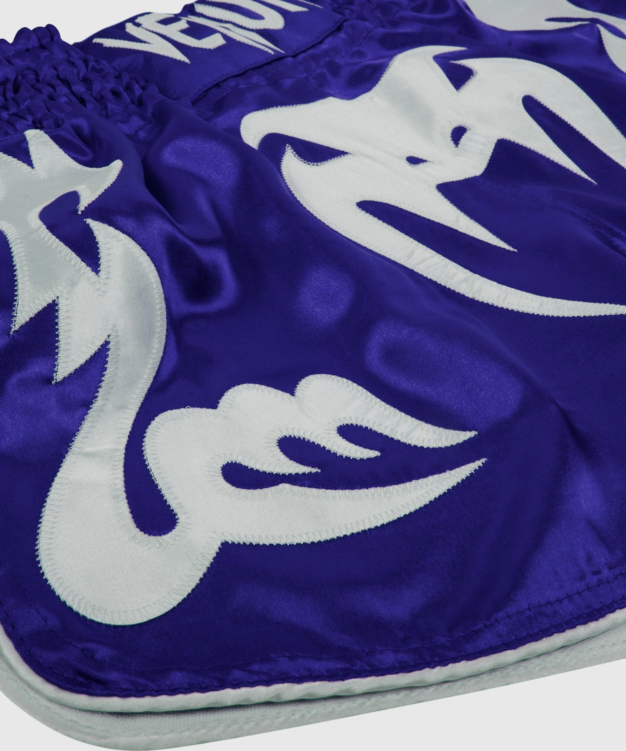 Venum Bangkok Inferno Muay Thai Shorts - Blue/White - Image 4