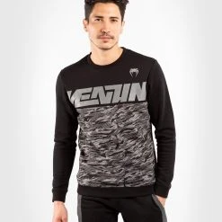Venum Connect Crewneck Sweatshirt - Black/Dark Camo