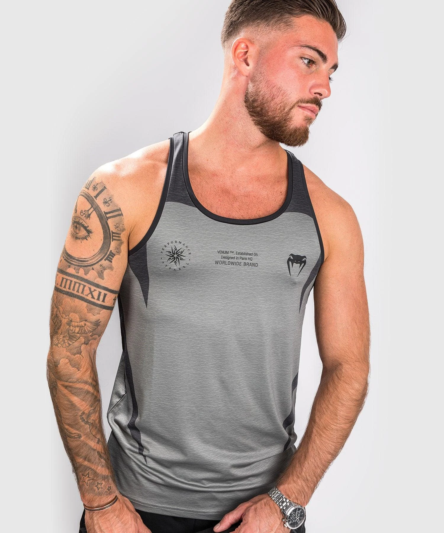Venum Stone Dry Tech Tank Top - Mineral Green - Image 2