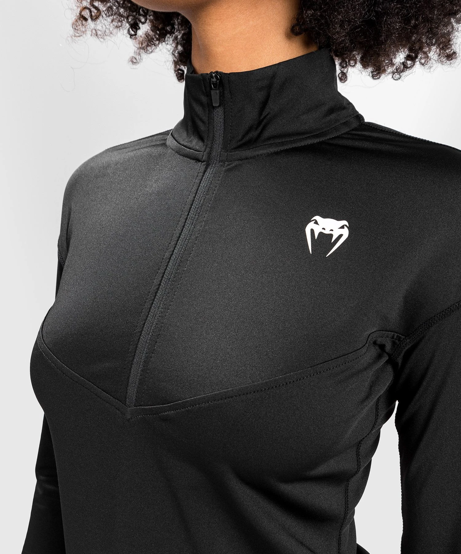 Venum Essential Women's Base Layer Top - Black - Image 3