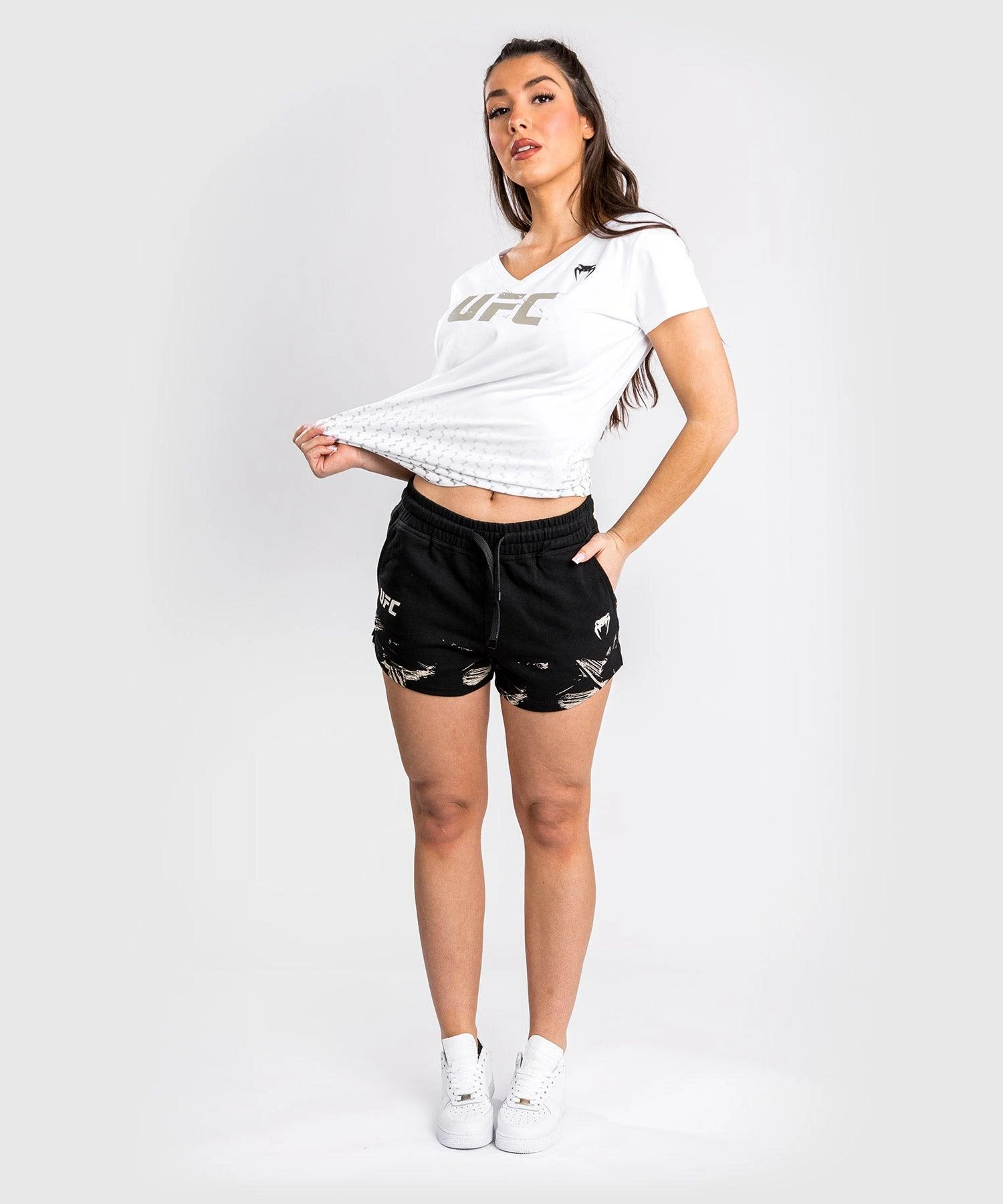 UFC Venum Authentic Fight Week Women's 2.0 Short - Black/Sand
