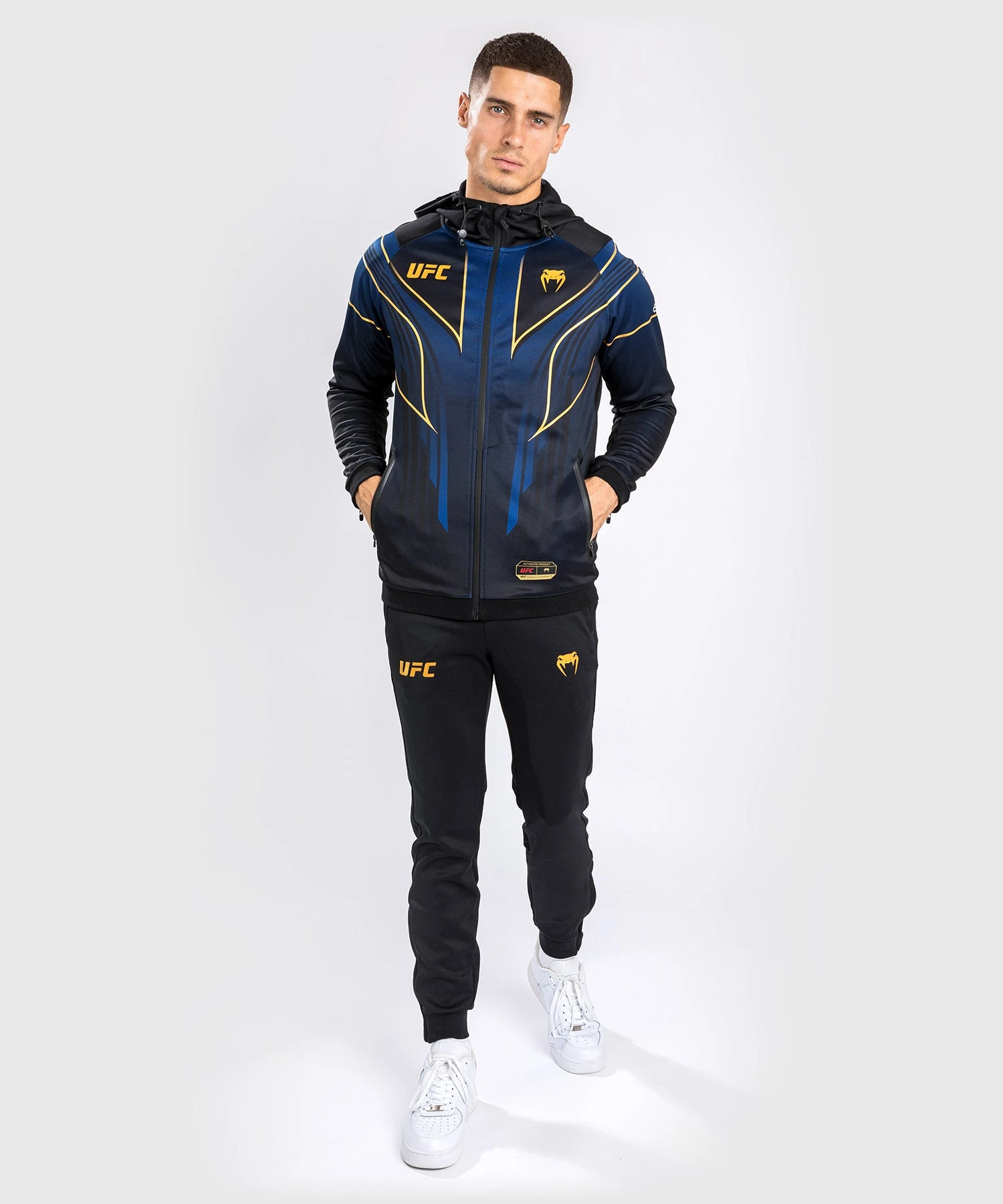 CSD FASHION UFC AUTHENTIC FIGHT NIGHT 2.0 KIT BY VENUM MEN'S WALKOUT HOODIE - Midnight Edition - Champion - Image 4